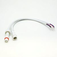 Разъем герметичный Круглый 4-х контактный (4PIN) (IP68) КОМПЛЕКТ (штыревая+гнездовая часть) 