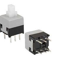 Микрокнопка квадратная модульная, 6pin с фиксацией, 8,5x8,5x14мм (PB22E09)