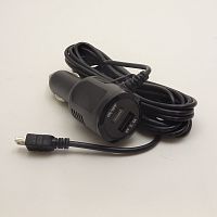 Зарядное устройство автомобильное, 5V, 2.1A, 10.5W, штекер: miniUSB (5pin), вх: 12-15V, вх. разъем: в прикуриватель