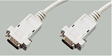 КАБЕЛЬ КОМП. SVGA/SVGA 1.5м-1.8м (15M/15M) (штекер VGA HDB15 - штекер VGA HDB15) с ф/фильтрами d=5.0мм