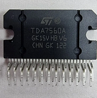 Микросхема TDA7560A вертик. исп. (TDA7850A) (KKZ12/PAL012A)  HZIP27/FLEXIWATT27