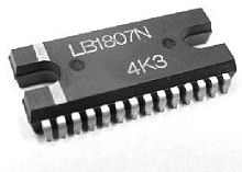 Микросхема LB1807N orig кор.выводы VCR упpавление двигателем, (CAPSTAN MOT /DIP28/