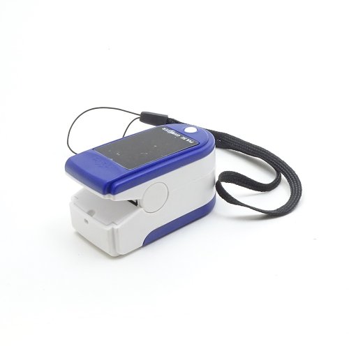 Пульсоксиметр Fingertip Lk87 Pulse Oximeter синий (Пульсометр) (количество кислорода в крови)  фото 2