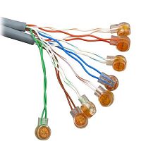 Скотч-Лок изолированный (цена за 100шт) K2 Для соединения 2-х проводников от 0,4 до 0,9мм