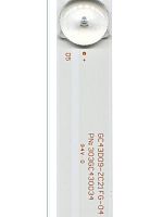 Светодиодная планка для подсветки ЖК панелей 43" 3V (9линз) GC43D09-ZC21FG-04 (DLED43GC4X9 005, GC43D09-ZC23FG-01) 