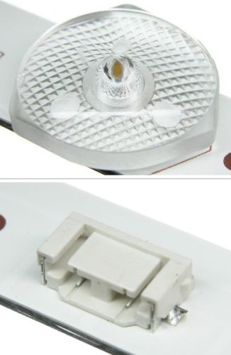 Светодиодная планка для подсветки ЖК панелей 40" 3V (7линз) APT-LB17086-40-1.3 (750 мм, 7 линз) фото 2