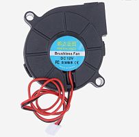 Вентилятор Центробежный "Улитка" 12V 50*50*15 "IdeaFormer", разъем фишка-2pin   (радиальный) 