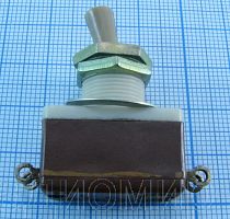 Тумблер, 4pin, AC 220/250V 1.0A 60W, под гайку М12 (ТВ2-1)
