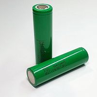 АККУМУЛЯТОР  18650 3,7V 2500mAh 8C(20A)  Li-ION  INR18650-25R (18х65мм; без платы защиты)  SAMSUNG  Высокотоковый, (2500-2700mAh, измерено на Lii-500