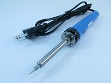 ПАЯЛЬНИК  20w/130w (130w при нажатии на кнопку) 220v ( ZD-70D б/ кожуха)  ( Ручка-пласт.) импульсн; разогр-30сек; керамич.нагрев.(d=5,9мм); жало N1-1(