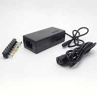 Блок питания универсальный, 12-24V,  4.0A, 96W, штекер: универсальный (8 переходников), вх: AC 220-250V, вх. разъем: евровилка, с кабелем питания JT-9