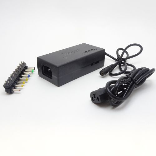 Блок питания универсальный, 12-24V,  4.0A, 96W, штекер: универсальный (8 переходников), вх: AC 220-250V, вх. разъем: евровилка, с кабелем питания JT-9