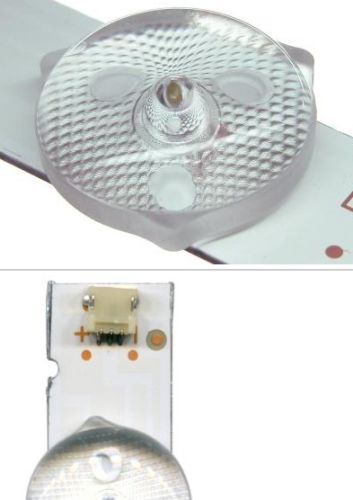 Светодиодная планка для подсветки ЖК панелей 32" (6V) (7линз) JL.D32071235-334AS-M (590х10 мм, 7 линз, 6-ти вольтовые светодиоды) Uпит. св/д=6V фото 2