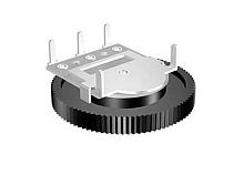 РЕЗИСТОР Переменный R1001N  1K, 3pin МОНО (Колесо=16х2мм) (Марк. B102)  для Плееров MP3, MP4