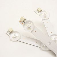 Светодиодная планка для подсветки ЖК панелей 40" 3V Изогнутая (13линз+13линз+12линз) 2013SVS40_T1/T2 REV1.7 (комплект: 2 изогнутых планки по 13 линз и