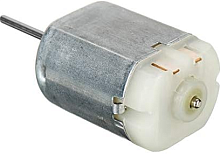 ДВИГАТЕЛЬ ЭЛЕКТРИЧЕСКИЙ DC12V (8-16V) 30.5x24х18.3mm FC280-SC-20150 (вал d=2мм, h-вала=26мм) подключение внутренние контакты