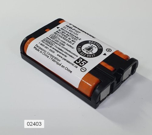 АККУМУЛЯТОР Р/Т HHR-P107 (TYPE 35) Ni-Mh 3.6V 650mAh 2.4GHz Panasonic Для радиотелефонов: Panasonic KX-TG3021/3022/3031/3032/3033/3034/3510/3511/3520/ АККУМУЛЯТОР Р/Т HHR-P107 (TYPE 35) Ni-Mh 3.6V 650mAh 2.4GHz Panasonic Для радиотелефонов: Panasonic KX-TG3021/3022/3031/3032/3033/3034/3510/3511/3520/