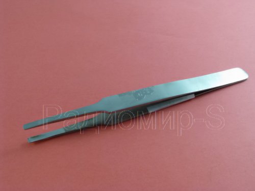 ПИНЦЕТ TM13/TS13 (удлиненный, без насечек, 120мм.) S-Line
