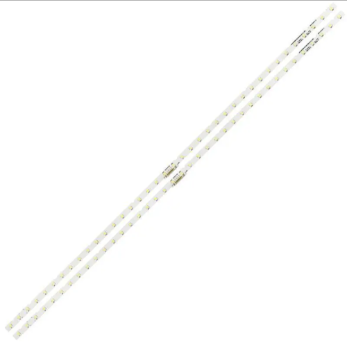 Светодиодная планка для подсветки 55" 6V (40LED) (2x40LED) AOT-55-NU7100-2X40-3030C (комплект 2 планки по 597мм, 40 с/диодов) BN96-46033A, BN96-45913A