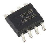 Микросхема AO9926B (AO9926, маркировка 9926B)   - Dual N-Channel MOSFET, 20V, 5A, SOP-8