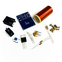 Конструктор DIY "Набор для самостоятельной сборки катушка Tesla на BD243"   Udc=9-12V;