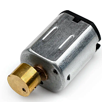ДВИГАТЕЛЬ ЭЛЕКТРИЧЕСКИЙ DC12V 21,2 х 12 х 10mm RF-N20 вибрационный микромотор Скорость вращения: 8800 об/мин.  вал с насадкой) жест. выводы 