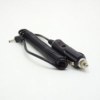 Шнур для подключения РАДАР-ДЕТЕКТОРА в АВТО 12V (прикур) штек.3.5x1.4мм(углов.) =ВИТОЙ шнур= (1,5м ); черный; с индикацией (REXANT)