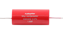 Конденсатор металлоплёночный HI-FI   1.5 mkF 400V AUDIOPHILER HI-FI AUDIO в фильтрах АС (5%) размер d=14х L-32 мм MKP-CYCAP