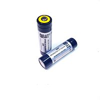 АККУМУЛЯТОР 14500 3,7V 1000mAh Li-ION ICR14500-PCM (R06)(AA) (14х51мм) QBAT С платой защиты