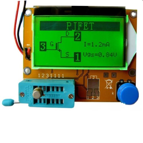 Прибор "Транзистор Тестер" FNiRSi LCR-T4 ( на ATmega328 ) ( Без корпуса ) Идентиф.и измер- R:0,1Om-50МOm, емк:25пф-100000mkF( ESR ), ин