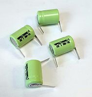 АККУМУЛЯТОР    1,2V    170mAh  Ni-MH  (H-1/3AAA120) с выводами (10*15мм ) GP12AAAHR H-1/3AAA120  (технология)  