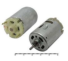 ДВИГАТЕЛЬ ЭЛЕКТРИЧЕСКИЙ DC12V (11,93W , реж. холост. хода -16800об/мин , 0,26A) R380-2580 (37.8 х 27.7мм цилинрич.вал 2,3мм длина 16,4мм) жест. выводы