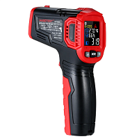 Инфракрасный цифровой термометр - пирометр HT650C HABOTEST  t: -50 ~ 800℃ для измерения температуры объекта и влажности окружающей среды  Управление т