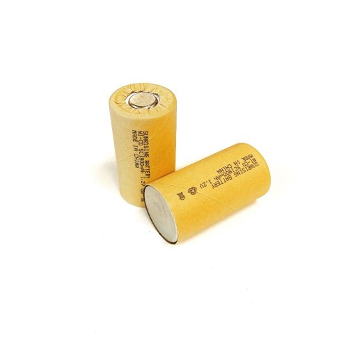 АККУМУЛЯТОР    1,2V   1900mAh (10C) SC  Ni-Cd  ( 23х43мм ) (66050) В картоне   SUNRISING   (шуруповерт); вес: 44,5гр