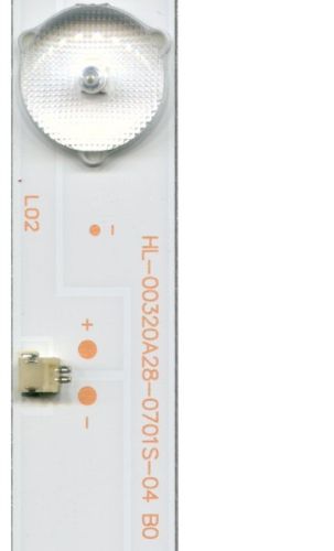 Светодиодная планка для подсветки ЖК панелей 32" 3V (7линз) SHIVAKI/BBK 32" HL-00320A28-0701S-04, 303CX320031, ZDCX32D07-ZC14FG-05 