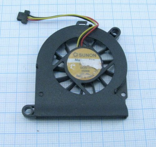 ВЕНТИЛЯТОР (кулер) ДЛЯ НОУТБУКА NEC: VY11F/BHW, S1100 и др. SUNON (GC054007VH-8) 5V 55*50*8мм; 1,3W 0,26A; (провод 9см с коннектором 4pin)