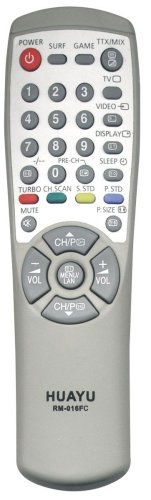 ПУЛЬТ ДУ для TV ЭЛТ (Кинескоп) SAMSUNG УНИВЕРСАЛЬНЫЙ (RM-016FC) (Замена пульта AA59-10031Q и еще 78 моделей)