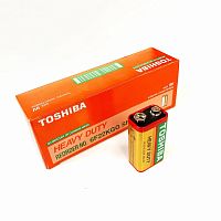 БАТАРЕЙКА КРОНА 9V 6F22  TOSHIBA 6F22KGG HEAVY DUTY   ( Цена за 1шт.) полное отсутствие кадмия и ртути