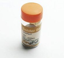 Припой - шарики BGA (Sn63 /Pb37) d=0,4 (25000шт) (BGA шары) XeredEX (Используются для реболлинга (восстановления шариковых выводов) BGA микросхем) ) (