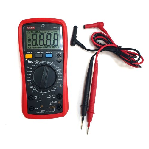 Мультиметр   M890D+ 6000 отсчетов Udc=600mV-1000V (±0,7% ±3) / Uac=6V-750V (±0,8% ±3) / Idc=60µA-20A/ Iac=60µA-20A/ R=600Ω-60MΩ/ Cx=6nF-100mF