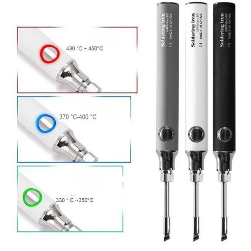 ПАЯЛЬНИК   8W  5V беспроводной (встроенный аккумулятор 900mAh) Скорость разогрева <15сек; Время автономной работы: 25мин; Электронная регул-ка t-ры на фото 3