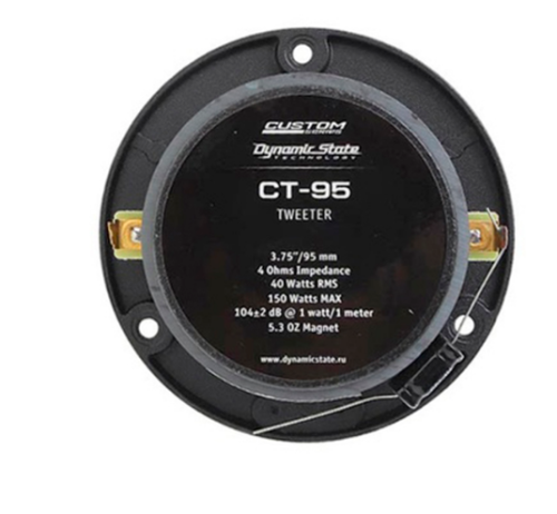ДИНАМИК ВЧ 95ММ 4 OM "TWEETER" Dynamic State"CT-95"(ЦЕНА ЗА ПАРУ!!!);RMS-40W /MAX.-150W фото 2