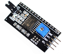 МОДУЛЬ Расширитель IIC/I2C на М/сх: PCF8574T Питание модуля: 5 В.
