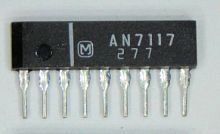 Микросхема AN7117 orig /NF-E, 9V, 2A, 0,65W (6V/4к) / SIP9