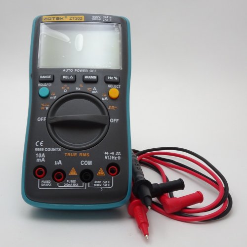 Мультиметр ZOTEK "ZT302" разрешение:9999 отсчетов