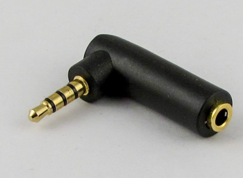 ПЕРЕХОДНИК 3.5(4pin) ШТЕКЕР НА 3.5(4pin) ГНЕЗДО СТЕРЕО УГЛОВОЙ (Аудиоадаптер ) ПЕРЕХОДНИК 3.5(4pin) ШТЕКЕР НА 3.5(4pin) ГНЕЗДО СТЕРЕО УГЛОВОЙ (Аудиоадаптер )