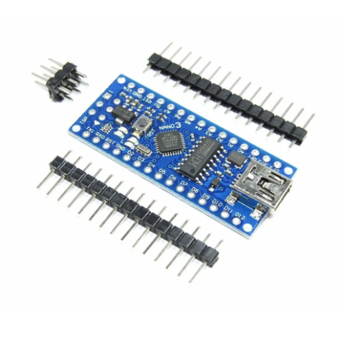 ARDUINO Nano v3.0 (CH340)  ATmega328 (TQFP32), напряж. пит.- 5 V, Преобразователь USB-TTL: вых.- 14, аналог. вых.- 8,флеш 32 Кб. ОЗУ - фото 2