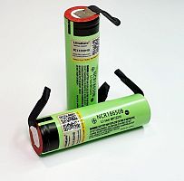 АККУМУЛЯТОР  18650 3,7V 3200mAh, С лепестками, Без платы защиты; Li-ION  NCR18650B MH12210 18х65мм  LiitoKala ( технология)( 3480-3580mAh измерено на 