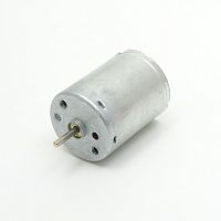 ДВИГАТЕЛЬ ЭЛЕКТРИЧЕСКИЙ DC12V (0.269W , реж. холост. хода -2500об/мин , 0,01A) R370-8780 (30.5 х 24.5мм цилиндрич. вал 2мм длина 10.4мм) жест. выводы 