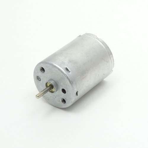ДВИГАТЕЛЬ ЭЛЕКТРИЧЕСКИЙ DC12V (0.269W , реж. холост. хода -2500об/мин , 0,01A) R370-8780 (30.5 х 24.5мм цилиндрич. вал 2мм длина 10.4мм) жест. выводы 